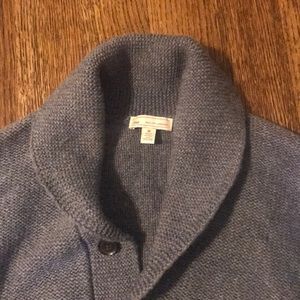Gap light blue Shawl collar cardigan